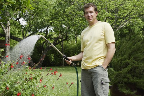 Privacy planting and lighting for Kensal Green gardens